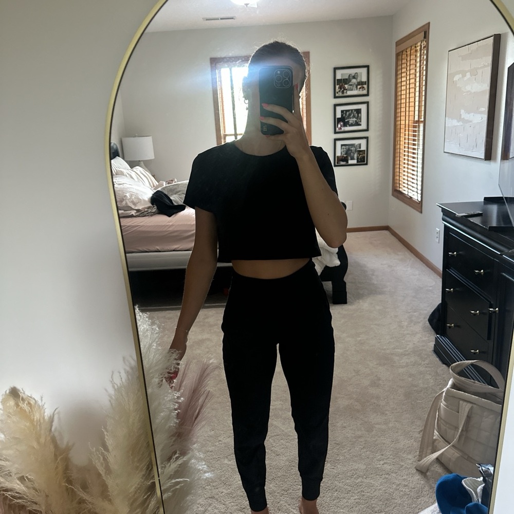 Old Navy Black High-Rise Joggers